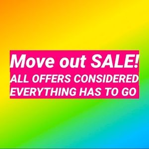Mega  closet sale! Moving out. Offers welcome!